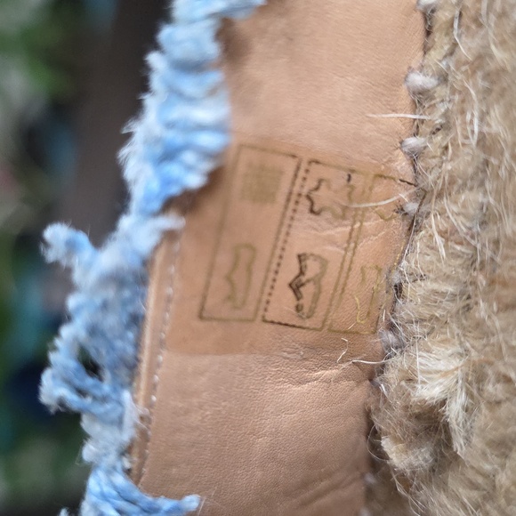 NEW Castaner 1927 Rocio Mule Azulon Blue Espadrille Tassel Slip-On Shoes - Picture 9 of 11